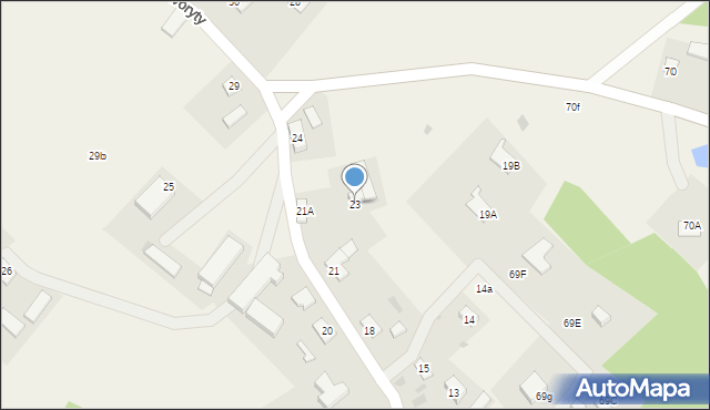 Woryty, Woryty, 23, mapa Woryty