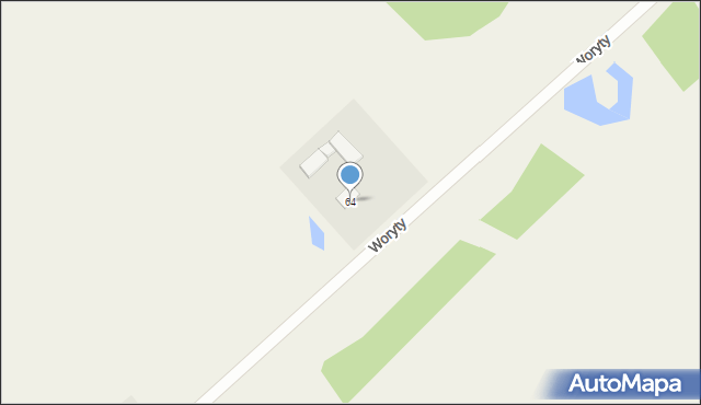Woryty, Woryty, 64, mapa Woryty