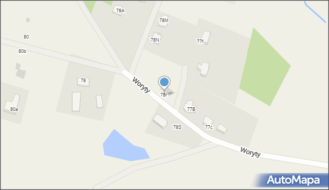 Woryty, Woryty, 78r, mapa Woryty