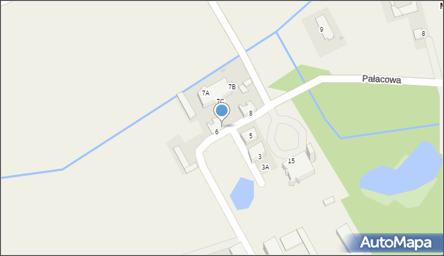 Woskowice Małe, Woskowice Małe, 6B, mapa Woskowice Małe