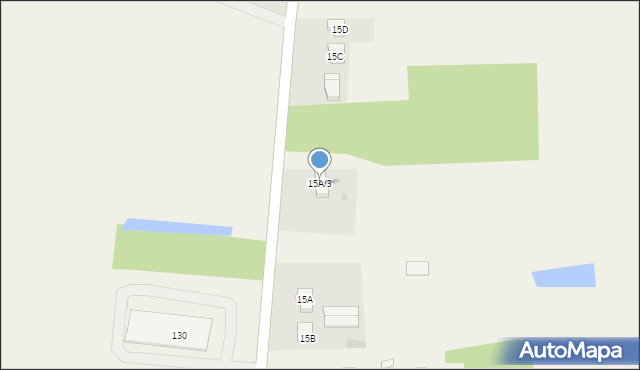 Woskrzenice Duże, Woskrzenice Duże, 15A/3, mapa Woskrzenice Duże