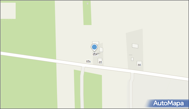 Woskrzenice Duże, Woskrzenice Duże, 65A, mapa Woskrzenice Duże
