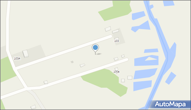 Woźnawieś, Woźnawieś, 103b, mapa Woźnawieś