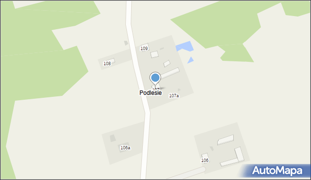 Woźnawieś, Woźnawieś, 107, mapa Woźnawieś