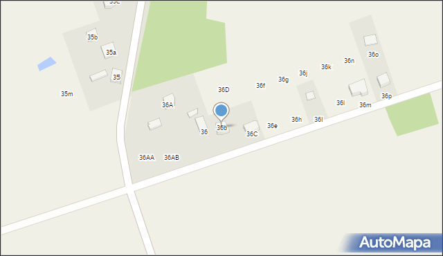 Woźniaków, Woźniaków, 36b, mapa Woźniaków