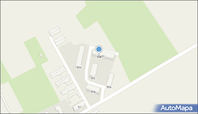 Woźnice, Woźnice, 60e, mapa Woźnice