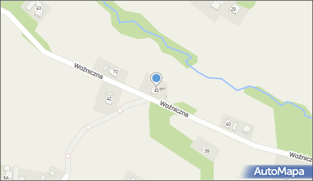 Woźniczna, Woźniczna, 41, mapa Woźniczna