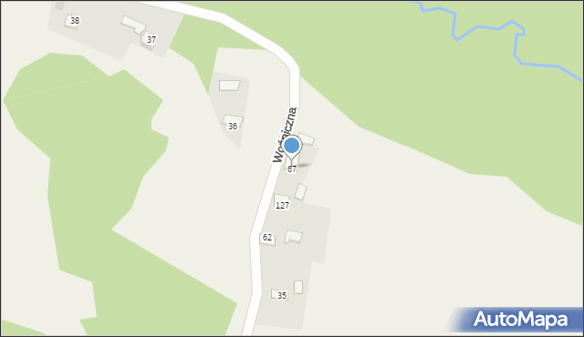 Woźniczna, Woźniczna, 67, mapa Woźniczna