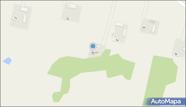 Woźniki, Woźniki, 53, mapa Woźniki