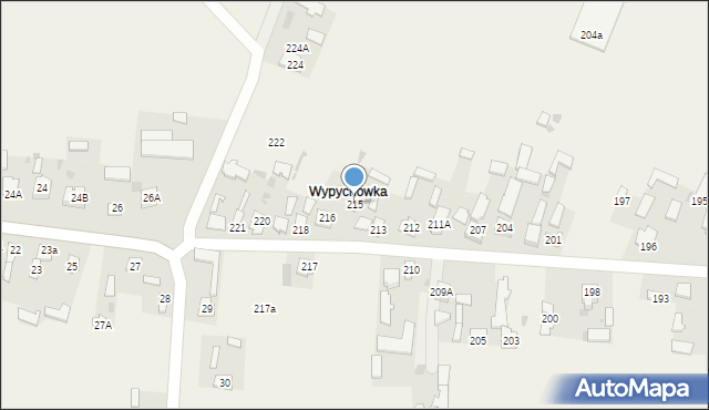 Wożuczyn, Wożuczyn, 215, mapa Wożuczyn