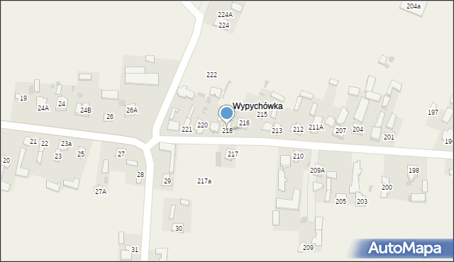 Wożuczyn, Wożuczyn, 218, mapa Wożuczyn