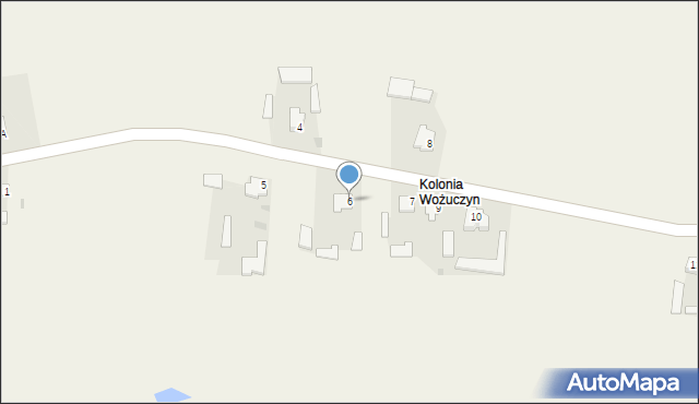 Wożuczyn, Wożuczyn, 6, mapa Wożuczyn