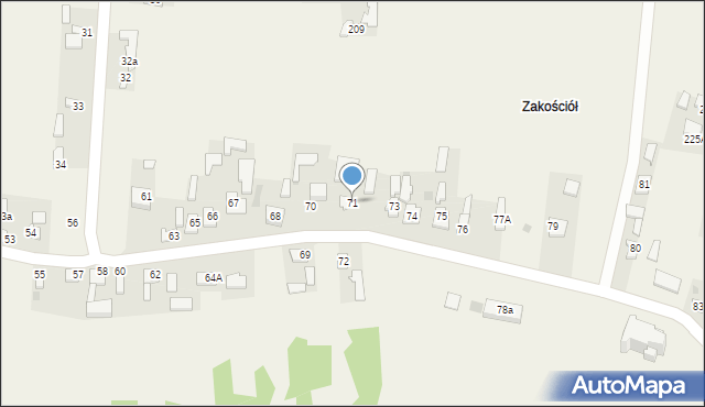 Wożuczyn, Wożuczyn, 71, mapa Wożuczyn