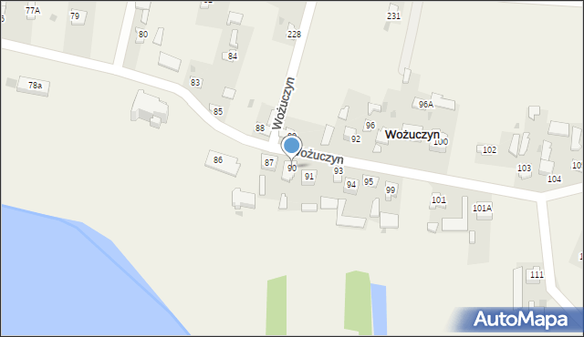 Wożuczyn, Wożuczyn, 90, mapa Wożuczyn