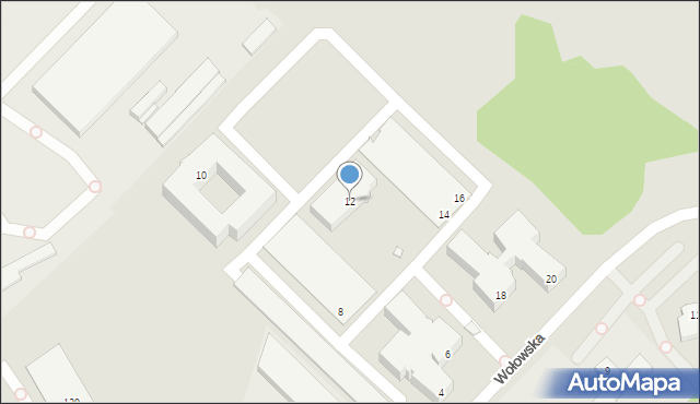 Wrocław, Wołowska, 12, mapa Wrocławia