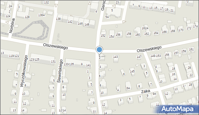 Wrocław, Wojtkiewicza Witolda, 2, mapa Wrocławia