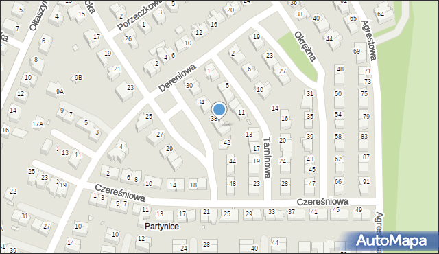 Wrocław, Wojszycka, 40, mapa Wrocławia