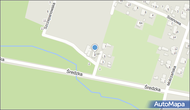 Wrocław, Woronowicka, 4, mapa Wrocławia