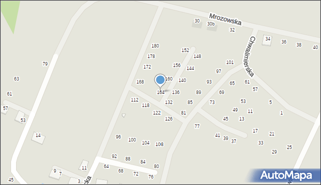 Wrocław, Wojnowicka, 164, mapa Wrocławia