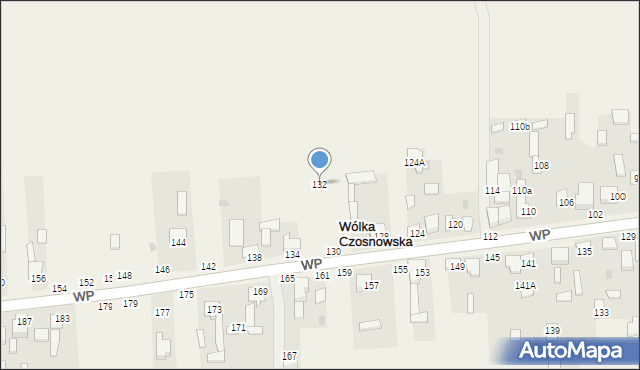 Wrzosówka, Wojska Polskiego, 132, mapa Wrzosówka