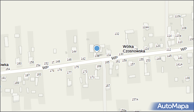 Wrzosówka, Wojska Polskiego, 138, mapa Wrzosówka
