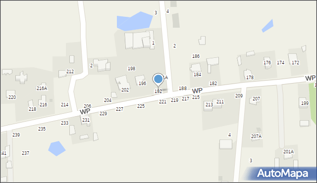 Wrzosówka, Wojska Polskiego, 192, mapa Wrzosówka