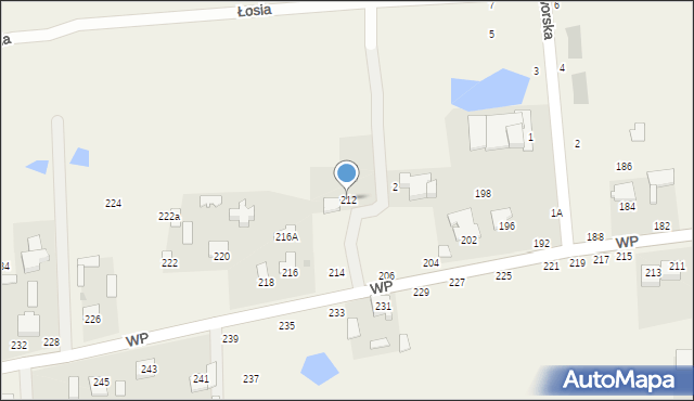 Wrzosówka, Wojska Polskiego, 212, mapa Wrzosówka