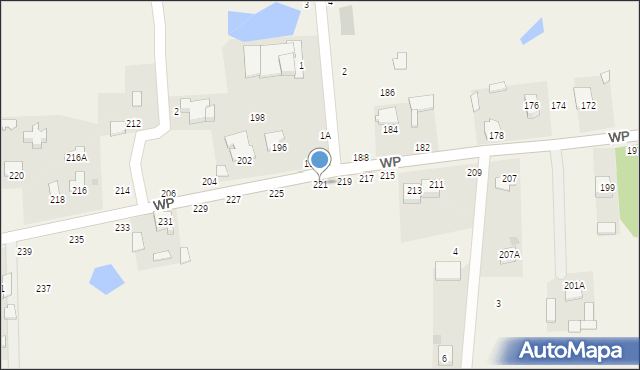 Wrzosówka, Wojska Polskiego, 221, mapa Wrzosówka