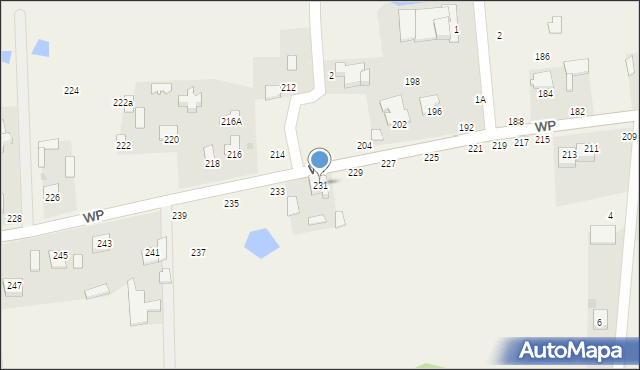 Wrzosówka, Wojska Polskiego, 231, mapa Wrzosówka