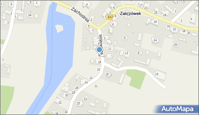 Zakrzówek, Wójtowicza, 16, mapa Zakrzówek