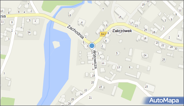 Zakrzówek, Wójtowicza, 2, mapa Zakrzówek