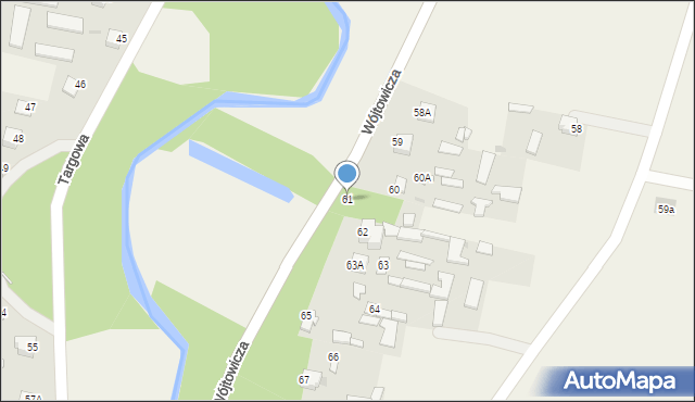 Zakrzówek, Wójtowicza, 61, mapa Zakrzówek