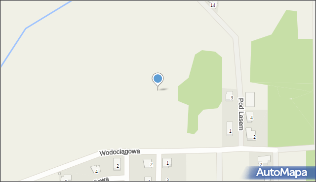 Zawada, Wodociągowa, 33j, mapa Zawada