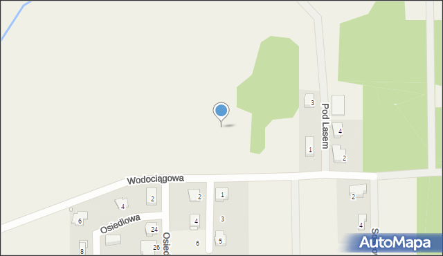 Zawada, Wodociągowa, 35f, mapa Zawada