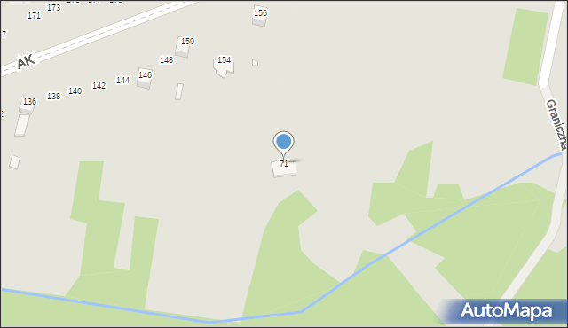 Zawiercie, Wojska Polskiego, 71, mapa Zawiercie