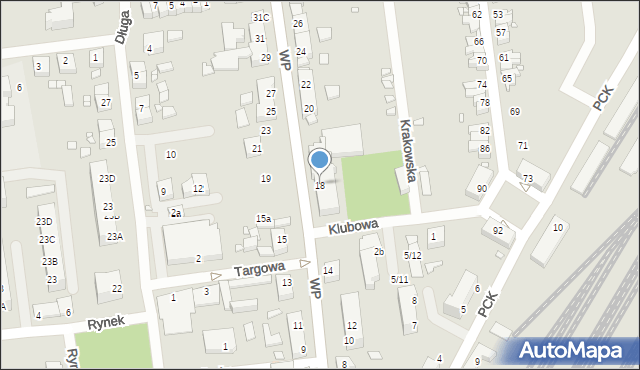 Zbąszynek, Wojska Polskiego, 18, mapa Zbąszynek