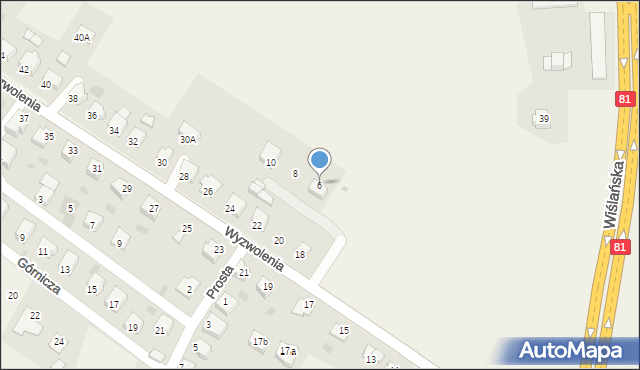 Zbytków, Wolności, 6, mapa Zbytków