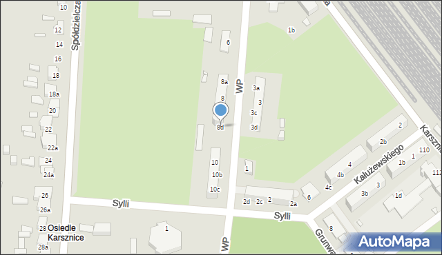 Zduńska Wola, Wojska Polskiego, 8d, mapa Zduńska Wola