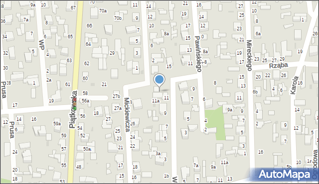 Zgierz, Worcella Stanisława, 13, mapa Zgierz