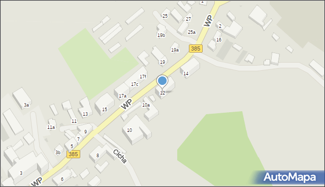 Ziębice, Wojska Polskiego, 12, mapa Ziębice