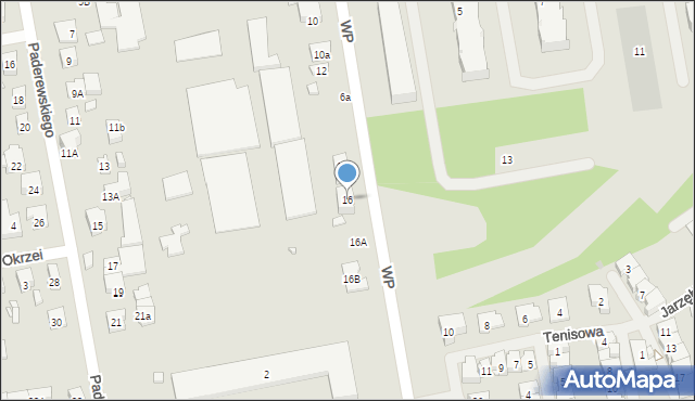 Zielonka, Wojska Polskiego, 16, mapa Zielonka