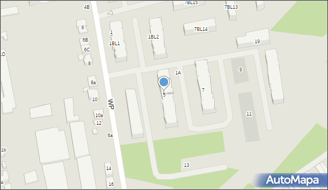 Zielonka, Wojska Polskiego, 5, mapa Zielonka