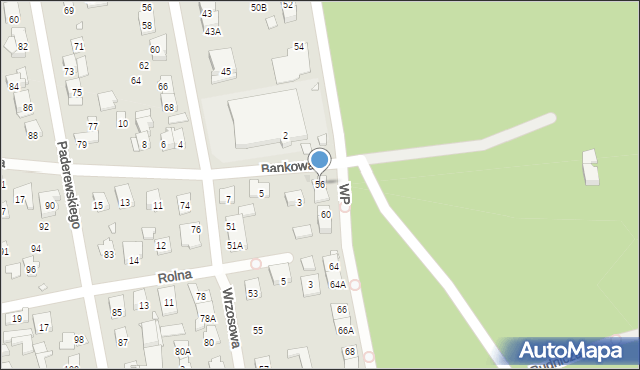 Zielonka, Wojska Polskiego, 56, mapa Zielonka