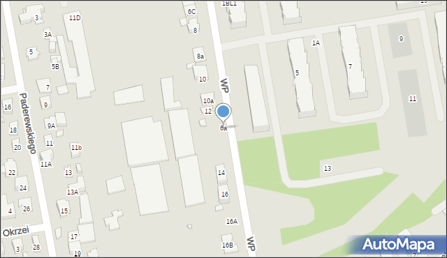 Zielonka, Wojska Polskiego, 6a, mapa Zielonka