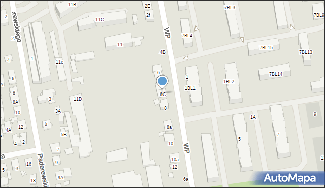 Zielonka, Wojska Polskiego, 6C, mapa Zielonka