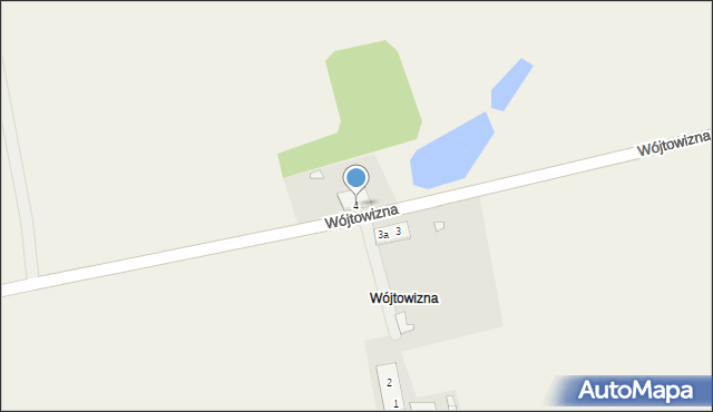 Zielonka Pasłęcka, Wójtowizna, 4, mapa Zielonka Pasłęcka