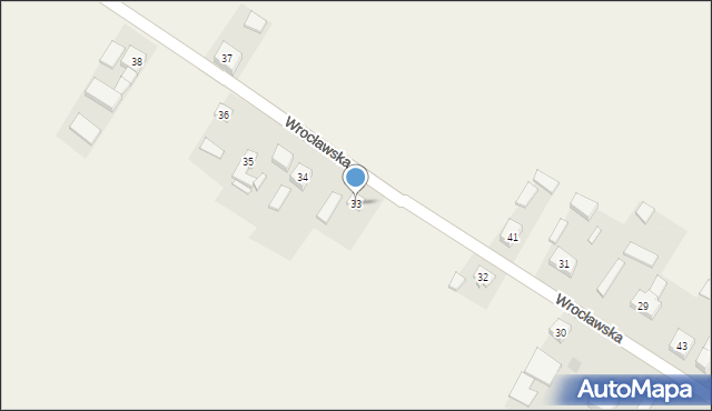 Andrzejów, Wrocławska, 33, mapa Andrzejów