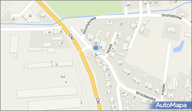 Baranów, Wrocławska, 29, mapa Baranów