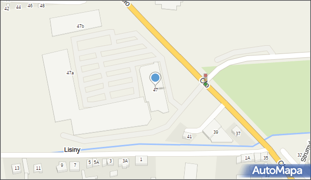 Baranów, Wrocławska, 47, mapa Baranów