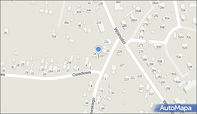 Będzin, Wróblewskiego Walerego, gen., 2, mapa Będzin